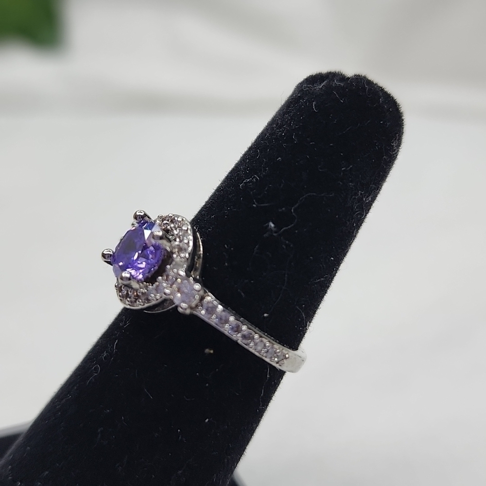 LAB CREATED ALEXANDRITE RING - Picture 4 of 10